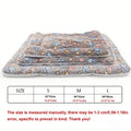 Flannel Thickened Dog Bed Mat Soft Pet Sleeping Mat for Dogs Cats Winter Warm Pet Blanket Fleece Pet Sleeping Mat Dog Bed Cat